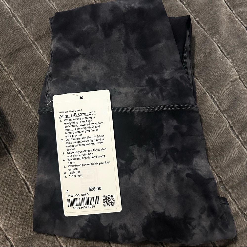 Lululemon Align HR Crop 23” Tie-Dye Leggings